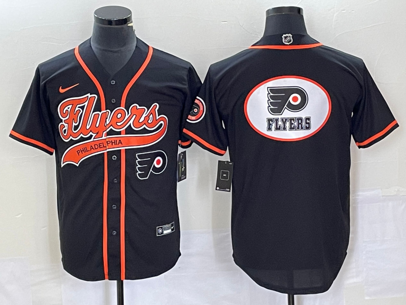 Men Philadelphia Flyers adidas  black blank NHL  jerseys style 4->philadelphia flyers->NHL Jersey